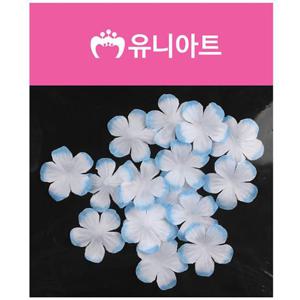 유니아트 조화꽃 벚꽃 흰색.하늘