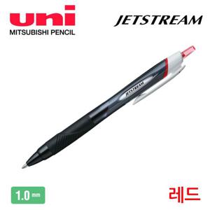 필기구 미쯔비시 제트스트림 볼펜 1.0mm (10개입) (레드) 학용품