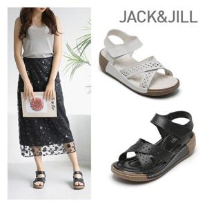 [잭앤질]잭앤질 소가죽 앤틱펀칭 샌들(JB4362)