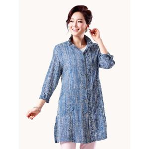 [마담엘레강스][마담엘레강스] 모던 스트라이프 재킷 K181JK03