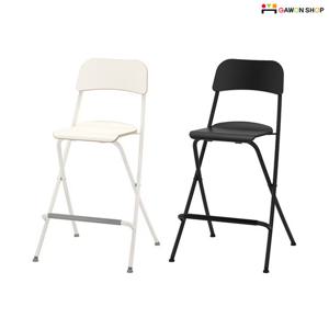 이케아 FRANKLIN 등받이 접이식 바의자 (소/63cm)/바텐의자
