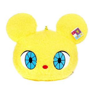 달로카 옐로우 얼굴 쿠션 캐릭터 러블리 침구 인형