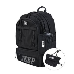 [지프]JP0GAU003 SG 웨빙 블랙 백팩_SC