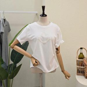 [포커스]FM4E7TS02491_스팽글 스마일 라운드넥 티셔츠