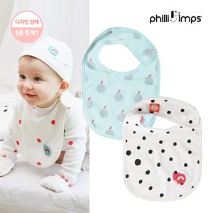 [필리앤임프스]신생아 턱받이(8종)