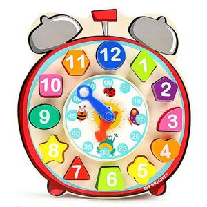 숫자교구 시계 숫자 놀이 퍼즐 교육 교구 도형 맞추기 장난감 어