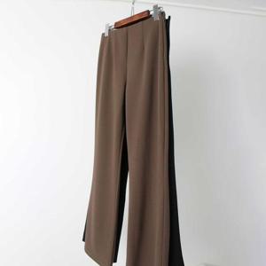 빅사이즈정장바지 E848L409 스판핀턱와이드슬랙스 HG