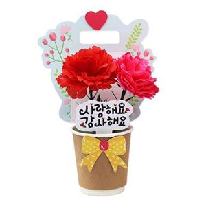 어버이날 편지 카네이션화분(4인용)