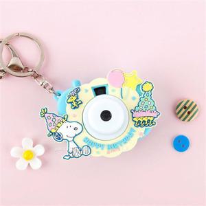 스누피 카메라 키링-파랑