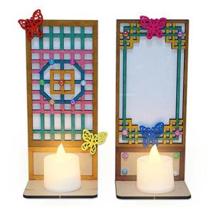 한지문살 전통촛대(4인용)