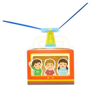 왔다갔다 케이블카놀이(4인용)