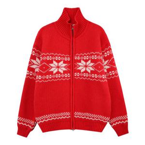 [리빌모아]남자 가을 소프트 눈꽃 자가드 폴라 집업 DS-JUA-Q307