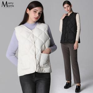 [모리모리스][모리모리스(Morry Morris)] 에테르 누빔 패딩 조끼