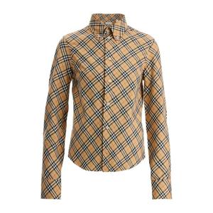 버버리 체크 코튼 긴팔 셔츠 8098252 B9368