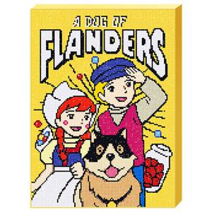 플란다스의개 보석십자수 캔버스 투게더 46x33.5 BS46-201
