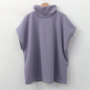 아이우먼 골지터틀넥스판조끼 NOK445M411 빅사이즈