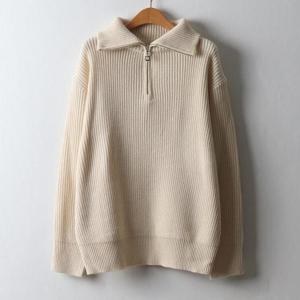 아이우먼 하찌반폴라지퍼니트티 RMJ574M411 빅사이즈