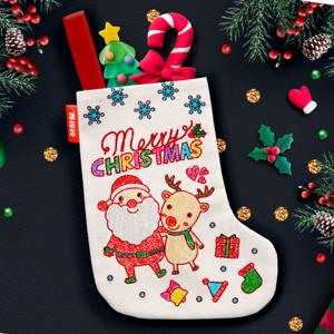 [하하당] 크리스마스 패브릭 양말