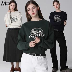 [모리모리스][모리모리스(Morry Morris)] 기모 밀라노 맨투맨