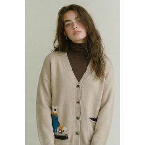 [미니마리][미니마리] 베어브이니트가디건 (MM44CD12)