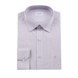 [예작(셔츠)]예작셔츠 여름긴팔 일반핏 잔체크 바이올렛셔츠YJESBR119VI