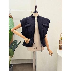 [포커스]24FW4K9VT5012_다이아 퀼팅 패딩 베스트