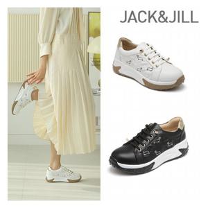 [잭앤질]잭앤질 소가죽 훈트 퍼피 스니커즈(JA5102)