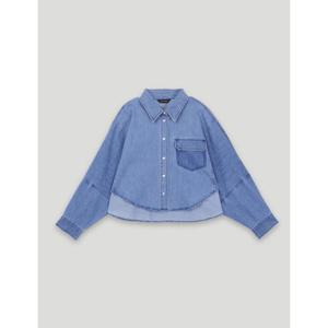 [코데즈컴바인] 데님 워싱 크랍셔츠 (CKA-DH502W2) CKADH502W20