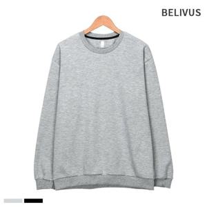 빌리버스 남자 맨투맨 라운드 긴팔 무지 티셔츠 BHZ022