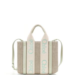 끌로에 우디 토트백 26 화이트 민트 CHC23AS397 L17 38A