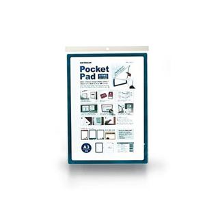 ( 떼엇다붙였다 A3 포켓패드 안내판 파랑