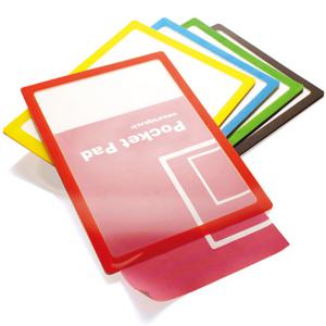 포켓패드 검정 210x297 A4 1개입 PP0001 아트사인 8830