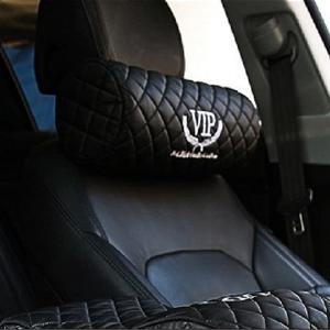 차량용품 리무진엠보 메모리폼 가죽쿠션 원형목쿠션 자동차용품