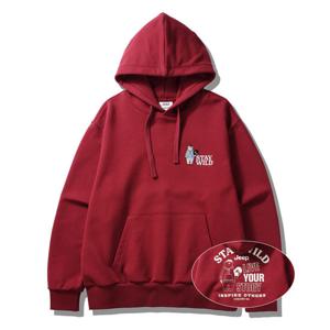 [지프]JQ1THU013 레드 25년 지프 스테이 와일드 보드베어 후드티