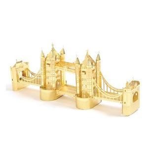3D 입체 메탈 퍼즐 미니 런던 타워 브리지 골드
