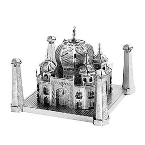 3D 입체 메탈 퍼즐 미니 인도 타지마할 실버