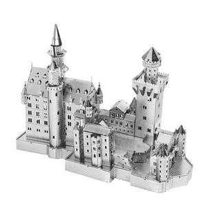 3D 입체 메탈 퍼즐 미니 노인슈반슈타인 성 실버