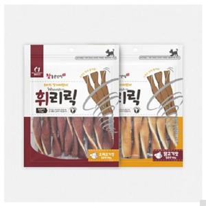 쮸루 치킨 30gX12개 고양이 간식 츄르 츄잉 파우치 개껌