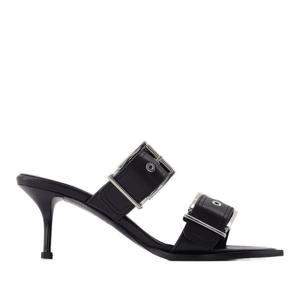 알렉산더맥퀸 버클 샌들 709991WHSWD BLACK/SILVER