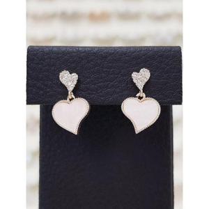 볼라레 세이브존01 디아 자개 하트 드롭 귀걸이 spe1317