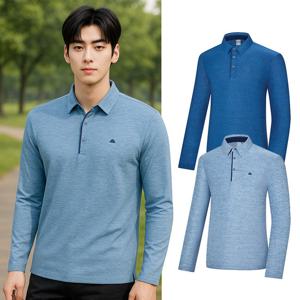 콜핑 남성 부드러운 촉감 냉감 등산 긴팔 카라 티셔츠 KSC432TT1M