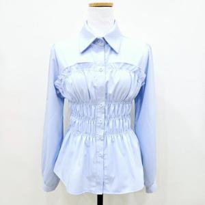 [포커스]카라스모그블라우스 FS5A3BL3077_SH