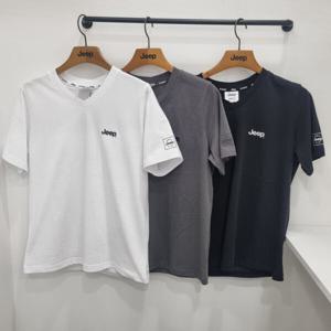 [지프]지프 브이넥 반팔티셔츠 JQ2TSU401_JK