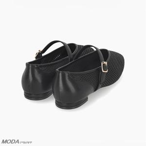 [엘칸토]경량 쿠션 시스루 플랫 여성 펌프스 1WO25XN_GN