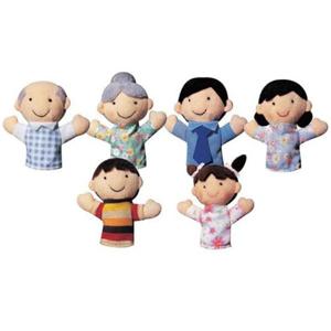 손가락인형 보들이가족구성 6종