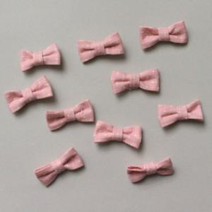 단정한 패브릭리본10p 빈티지핑크