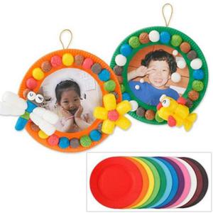 플레이콘 종이접시액자