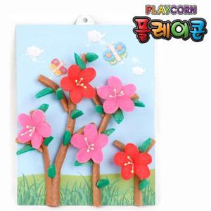 플레이콘 봄꽃액자만들기 진달래