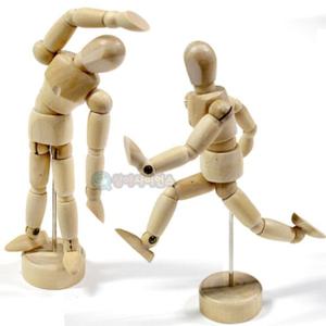 원목 구체관절인형 그림자 인형