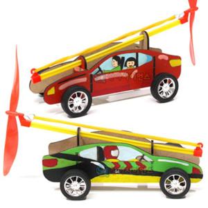 SA 고무동력 레이싱 풍력자동차 1인용 포장